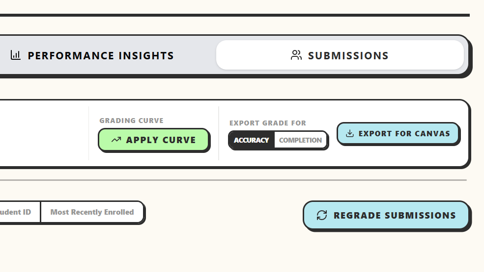 Export to Gradebook